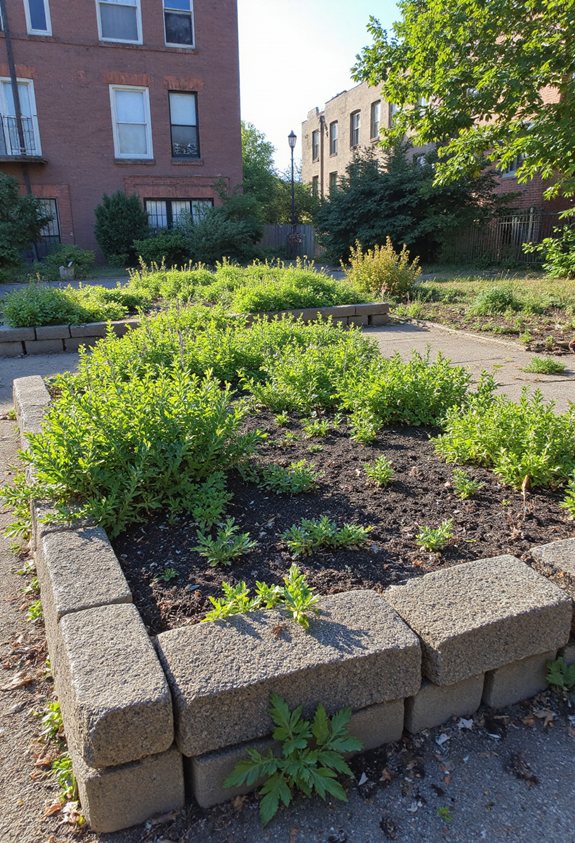 compact vertical garden bed