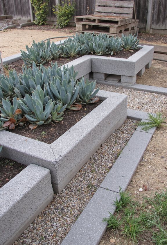 concrete block drip irrigation