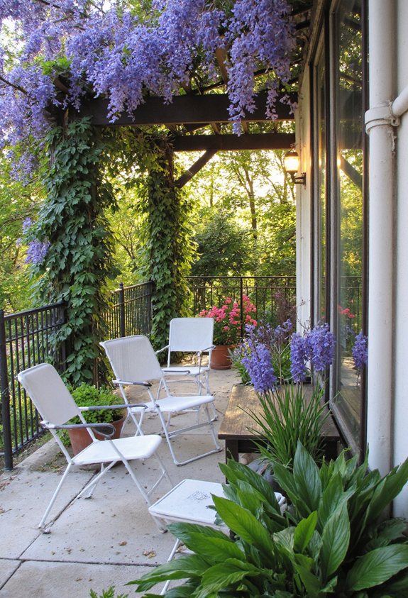 cool tone bluebell accents