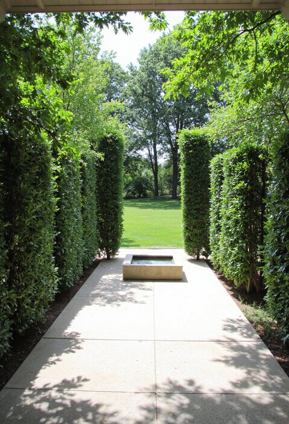 cozy private garden rooms