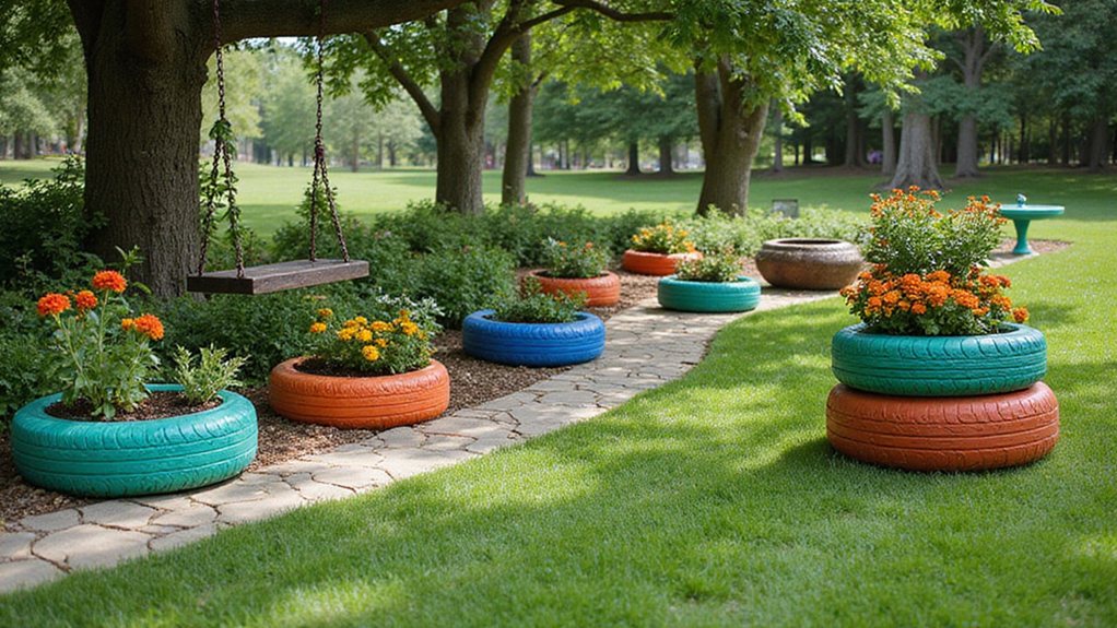 20 Creative Tire Garden Ideas to Upcycle and Beautify Your Outdoor Space