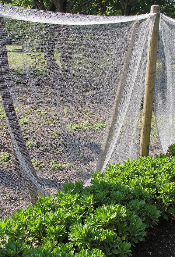 double layered plastic deer netting
