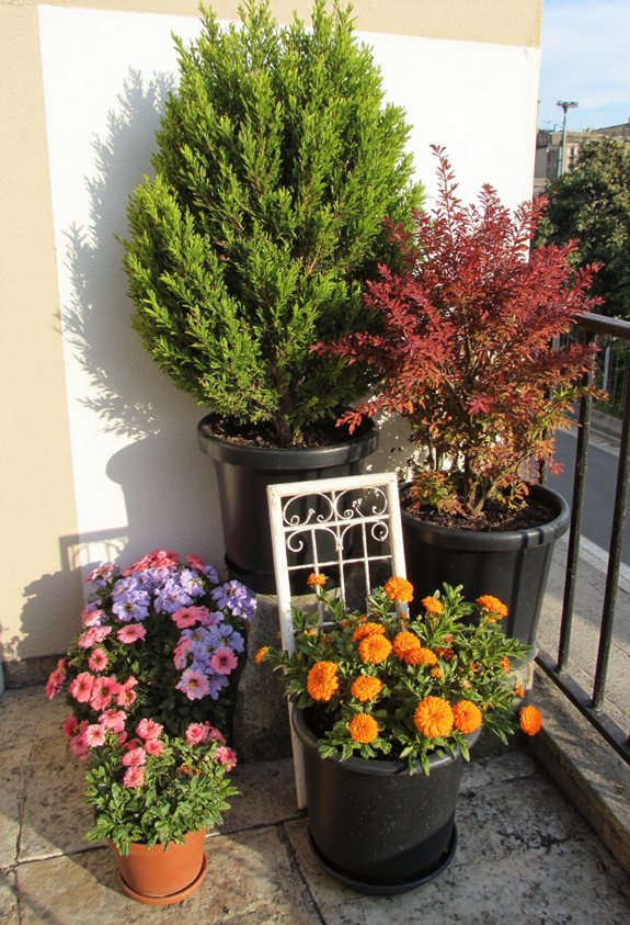 dwarf shrubs for balconies