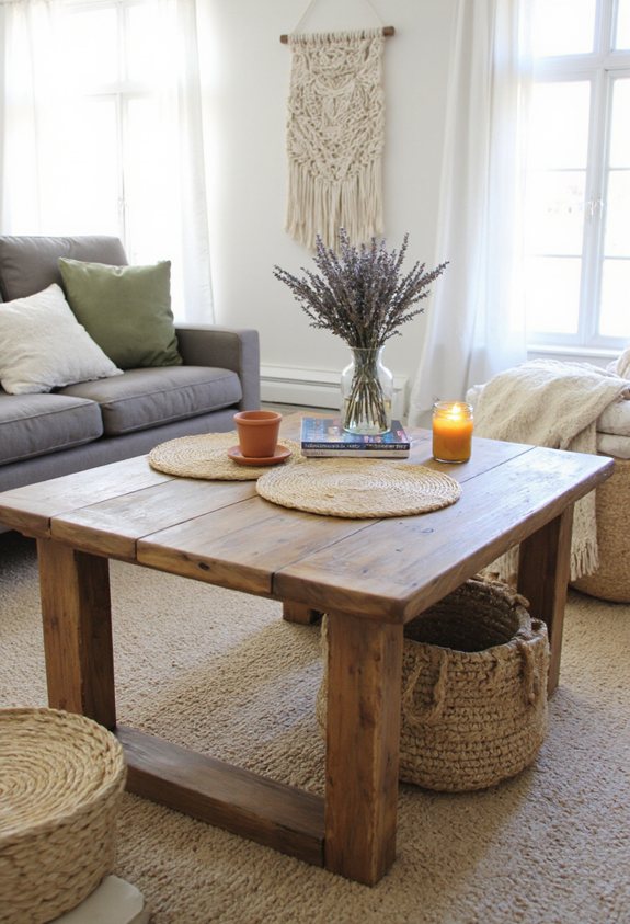 earthy scented soy candle