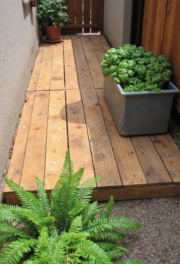 eco friendly pallet deck