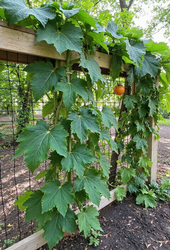 fence mounted vertical wire grid