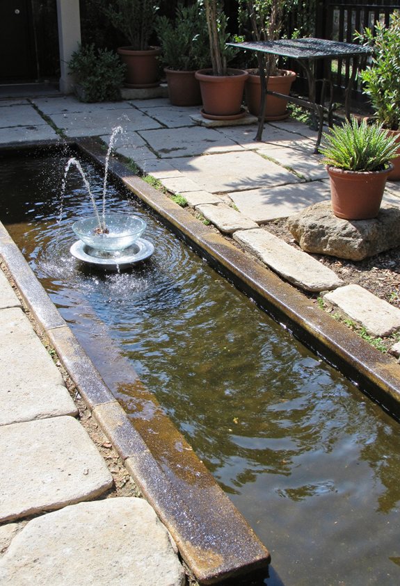 floating fountain patio centerpiece