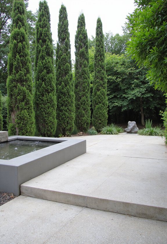 floating sleek minimalist hedge