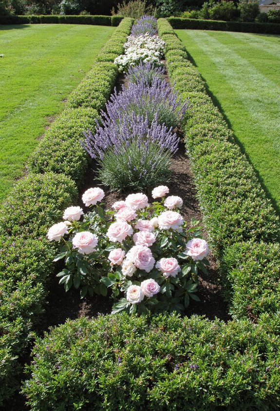 formal evergreen low maintenance hedge