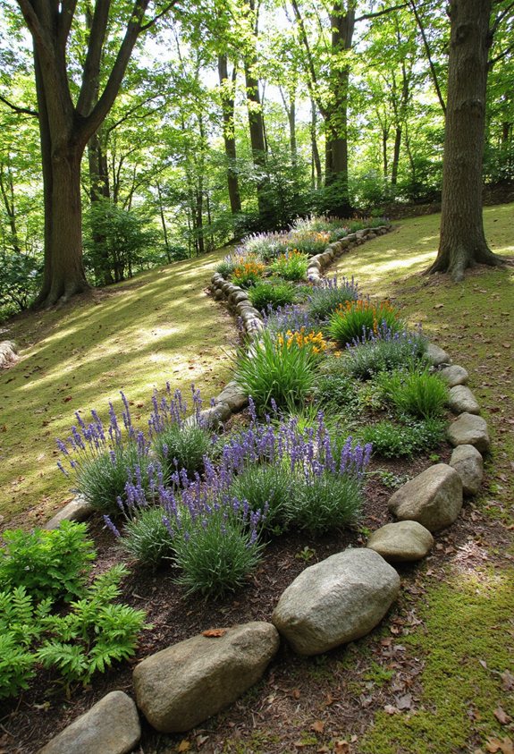 fragrant raised herb border