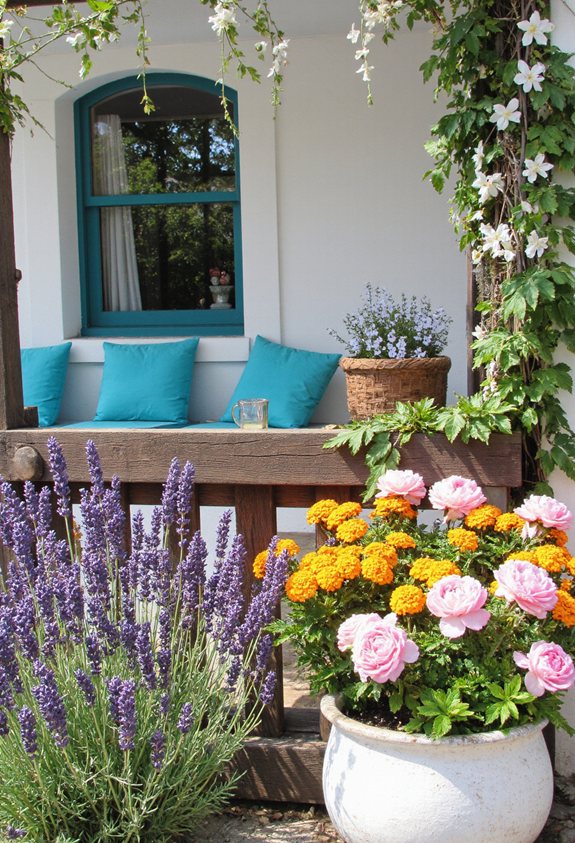 fragrant seasonal patio garden