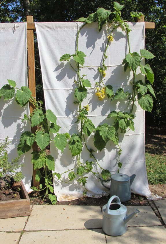 gentle fabric vine support