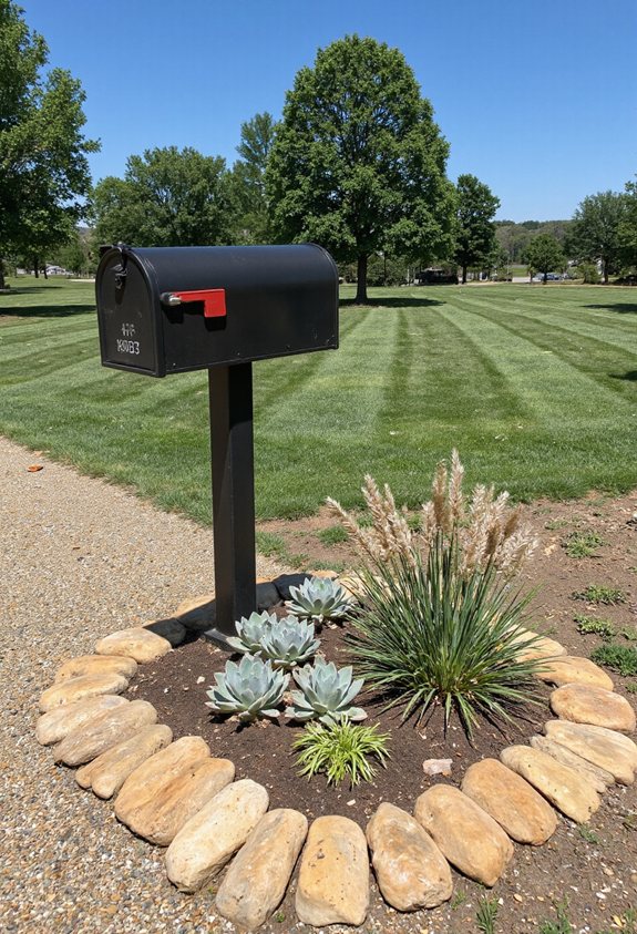 gravel base mailbox drainage