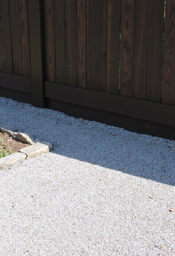 gravel enhanced deer deterrent