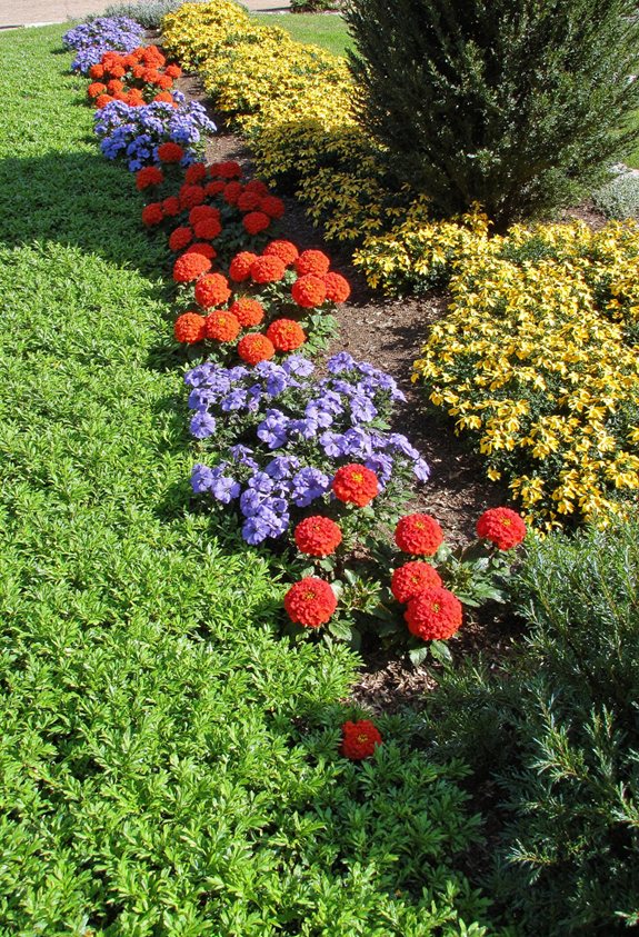 groundcovers paired with annuals