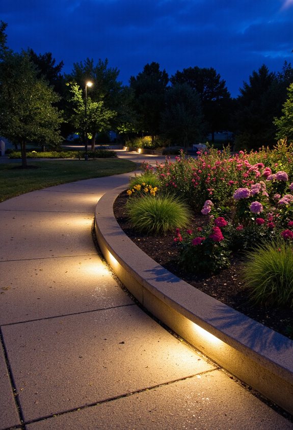 integrated led curb lighting