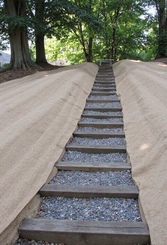 landscape fabric slope stabilization