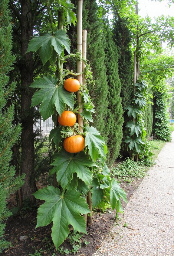 living fence with vines