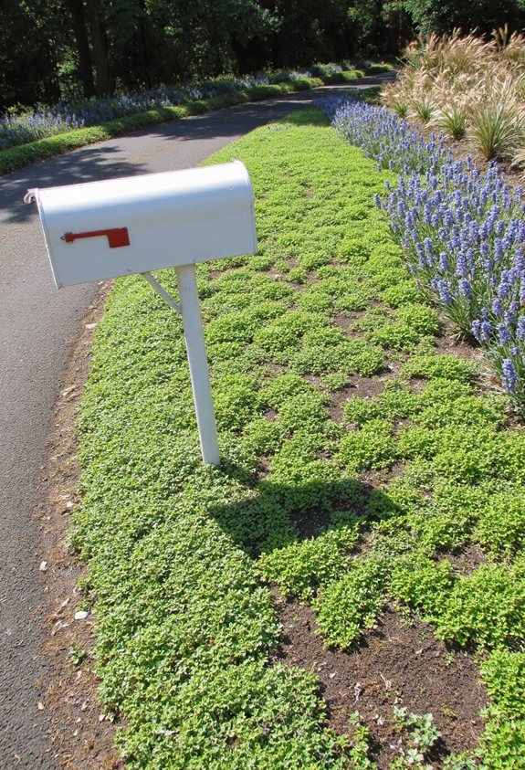 low growing groundcover moisture control