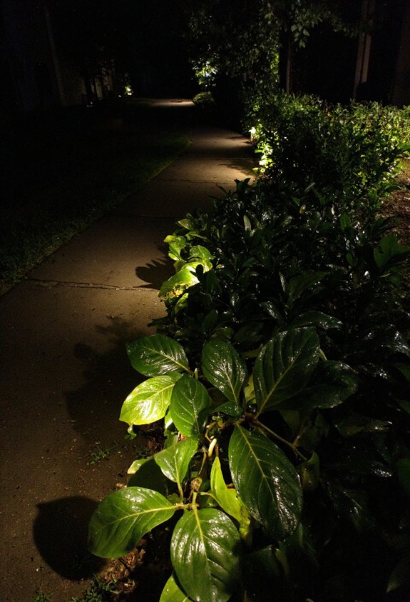 low level garden lighting