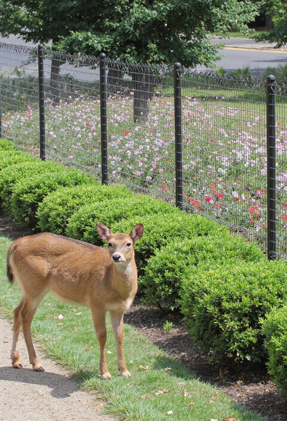 low profile garden fence