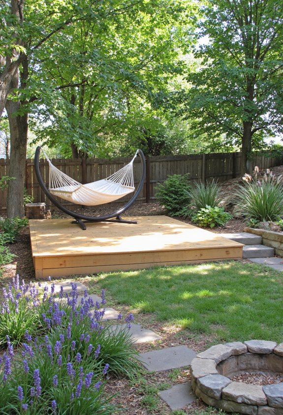 low rise backyard retreat