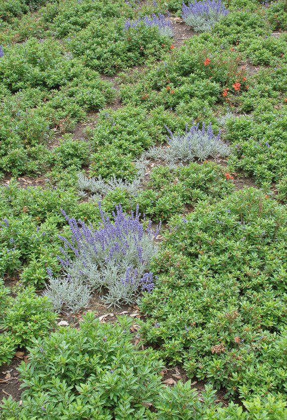 low spreading evergreen groundcovers