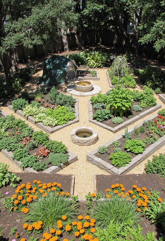 m shaped micro climate layout