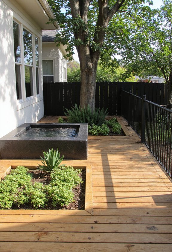 mini oasis deck fountain