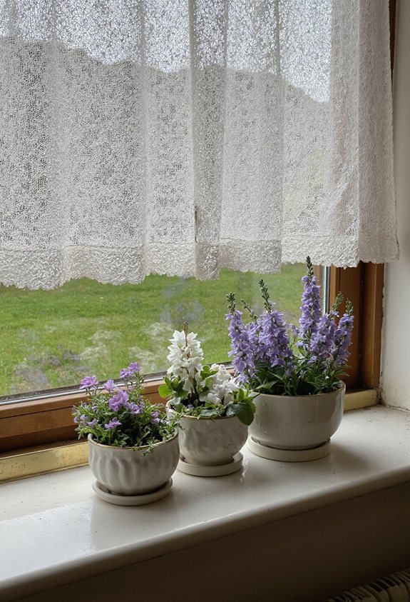 mini window sill planters