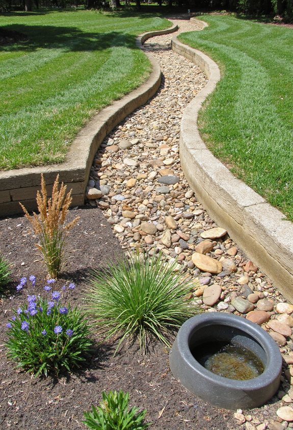miniature creek drainage solution