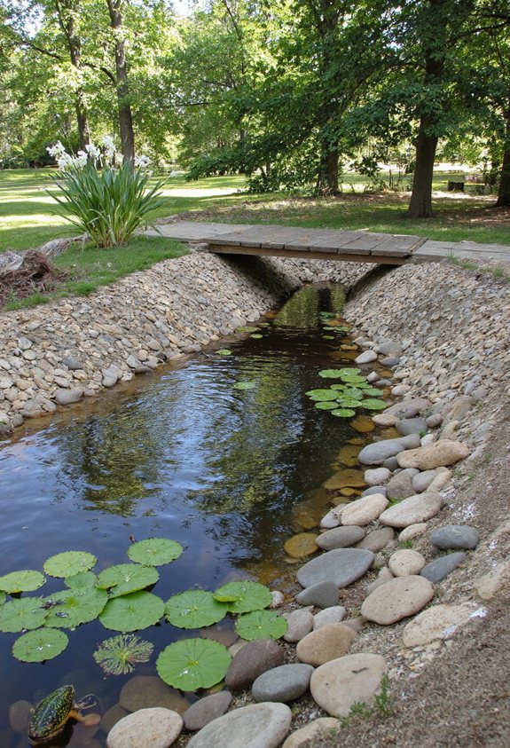 modest backyard frog habitat