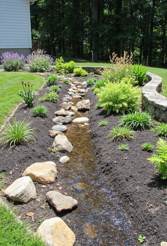 native rain garden ecosystem