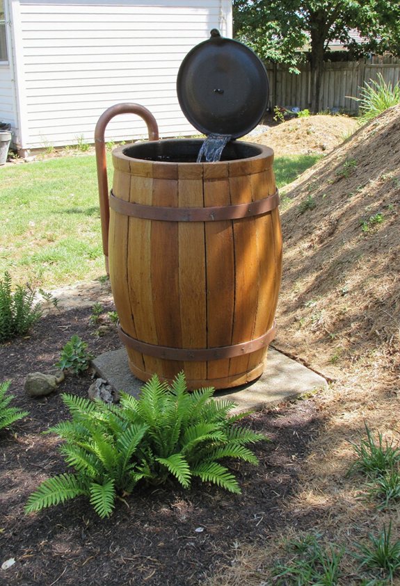 overflow controlled rainwater collection