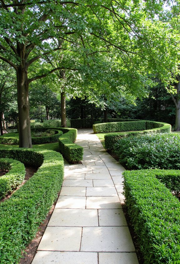 playful polished garden labyrinth