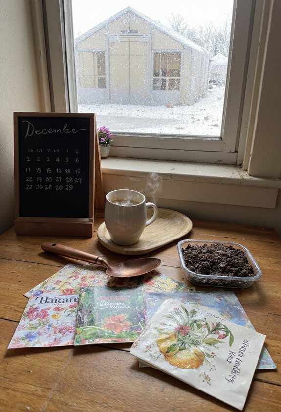 prepare soil sort seeds