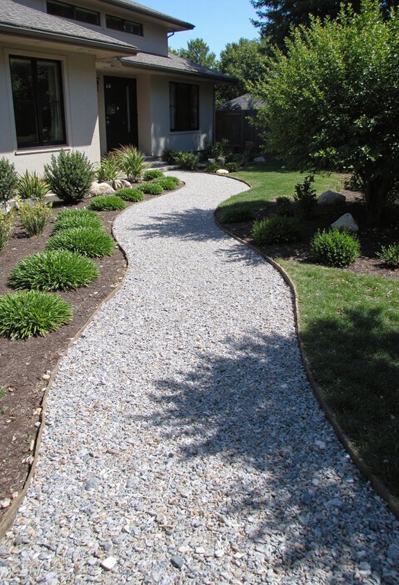river rock mulch maintenance