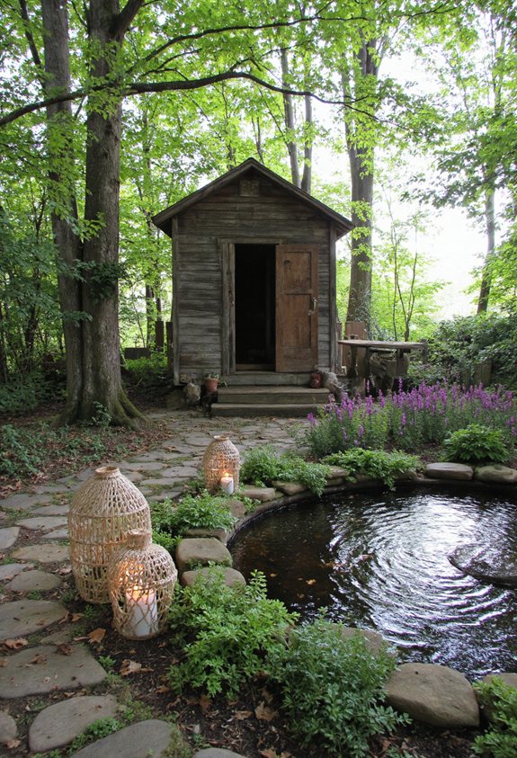 rustic reclaimed shed storage