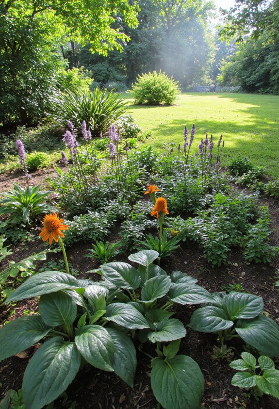 shade loving perennial pairings