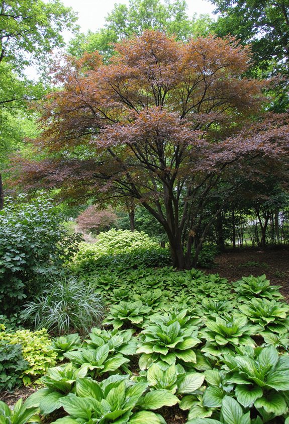 shade tolerant layered garden