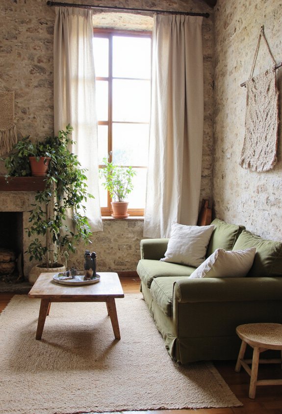 sheer linen light diffusing drapes