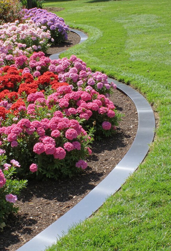 sleek invisible steel edging