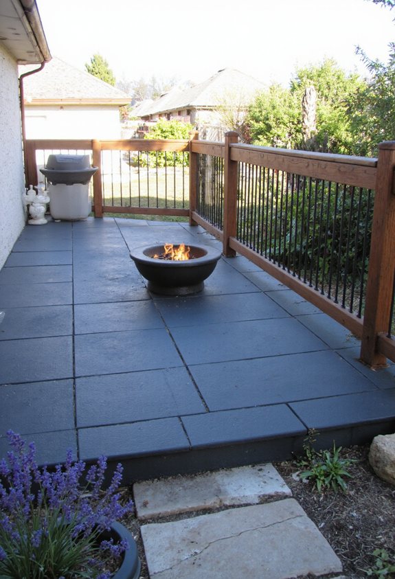 slip resistant deck tiles