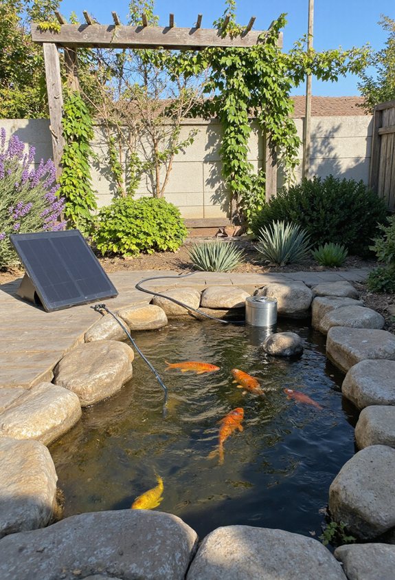 solar powered pond circulation