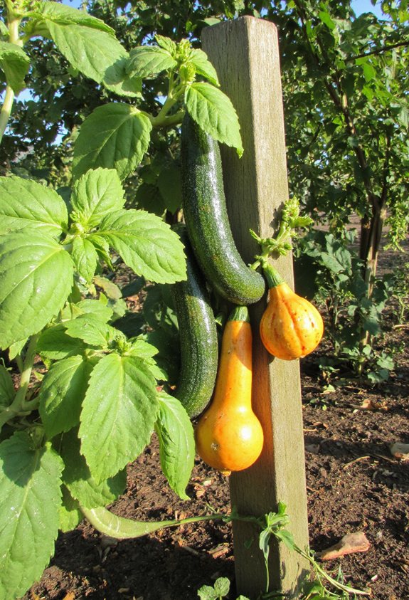 sow squash cucumbers basil