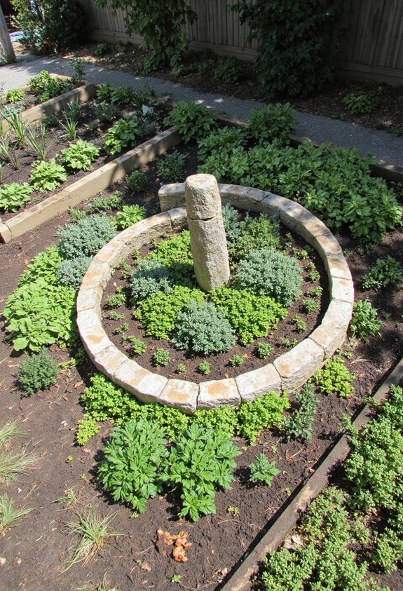 spiral herb garden design