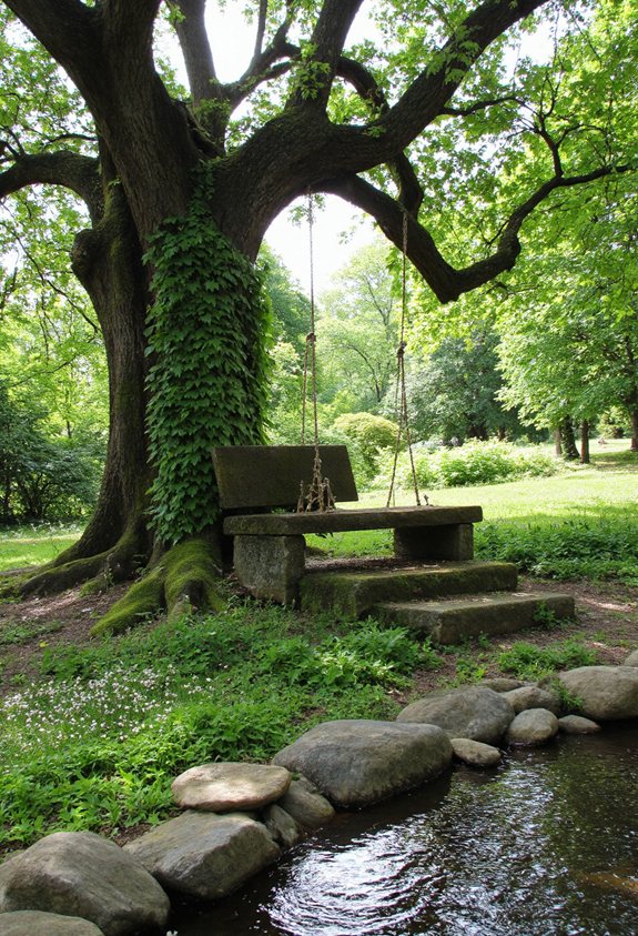 stone seat hidden retreat