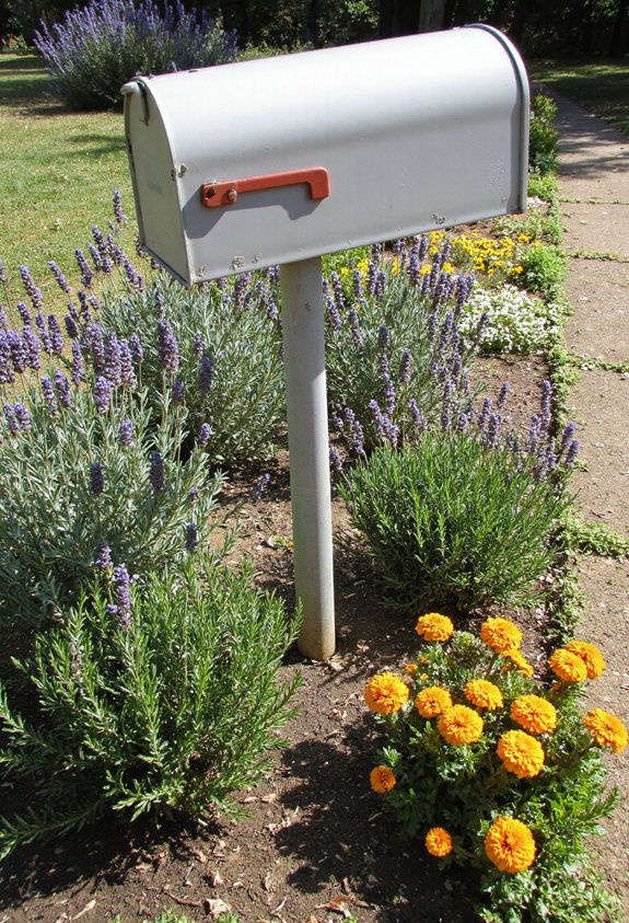 sunny mailbox fragrant oasis