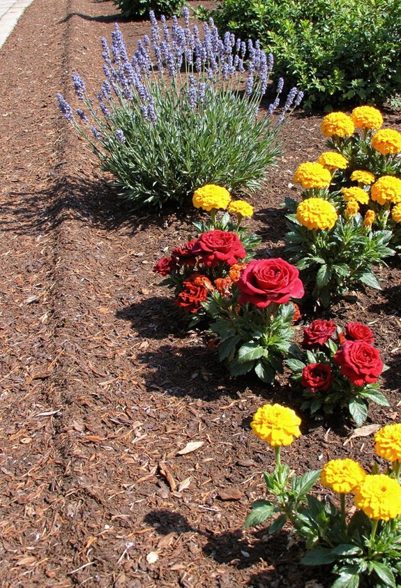 tidy natural wood border