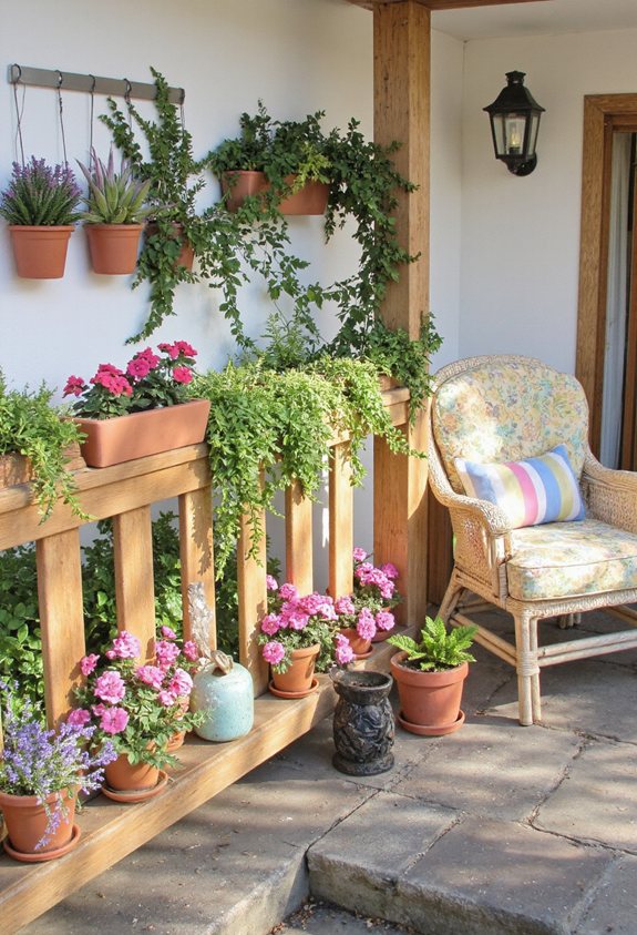 wall mounted vertical garden pocket